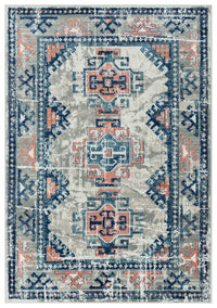 Blue Orange Tribal 3 Medallion