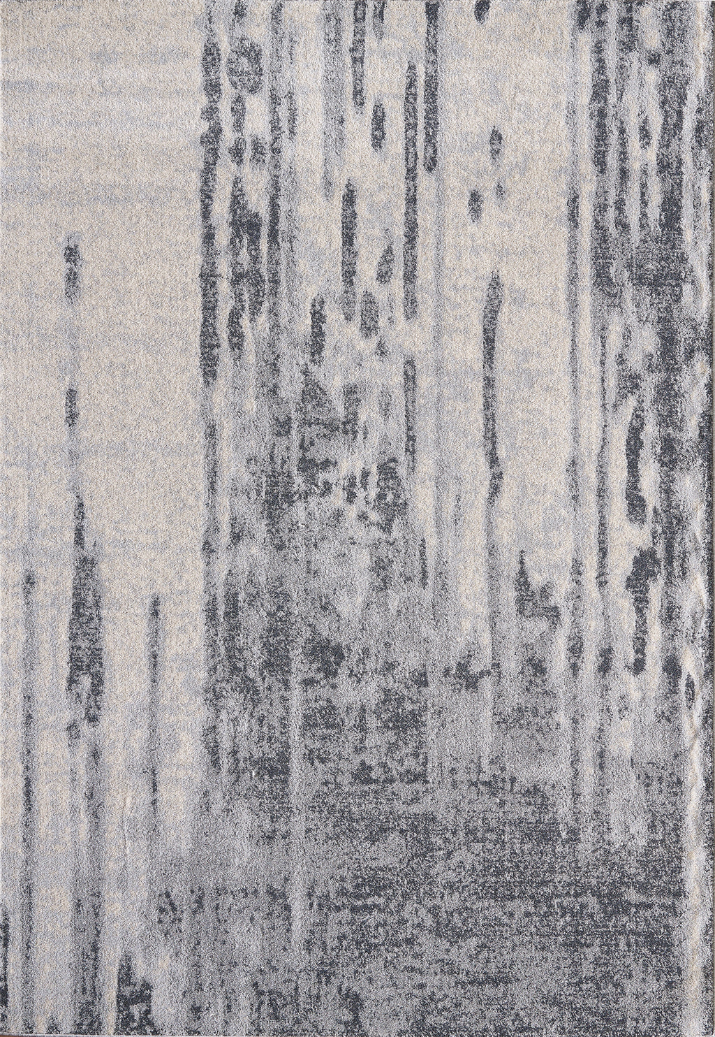 Grey Beige Abstract Drip Paint