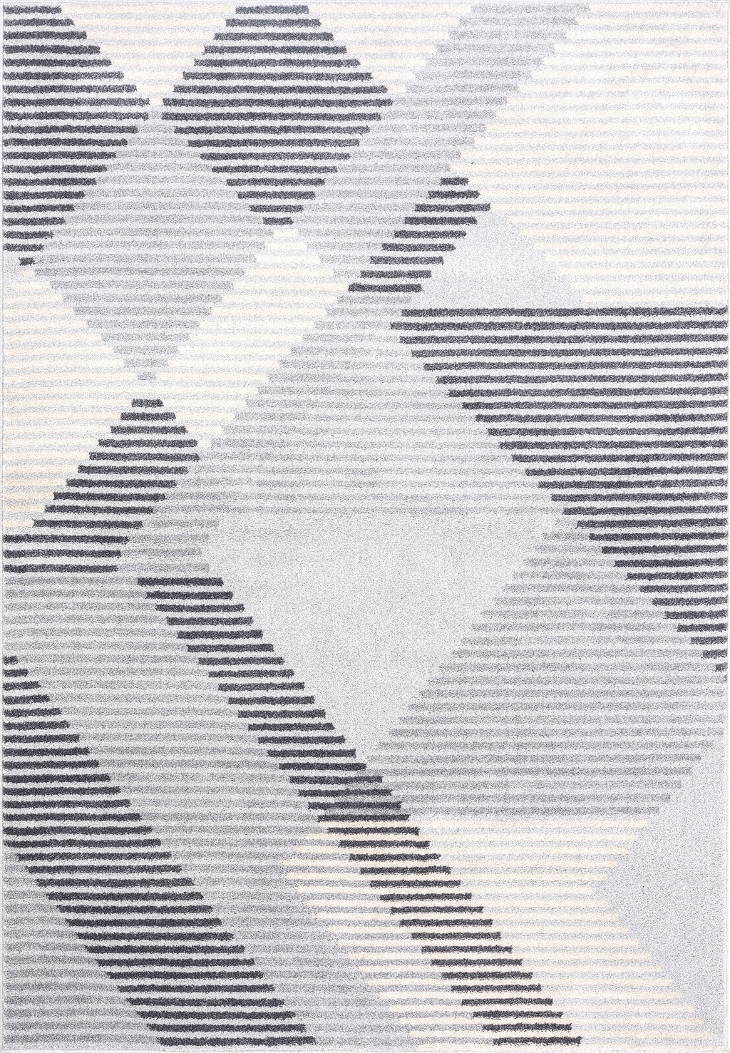 Beige Grey Multi Shape Abstract