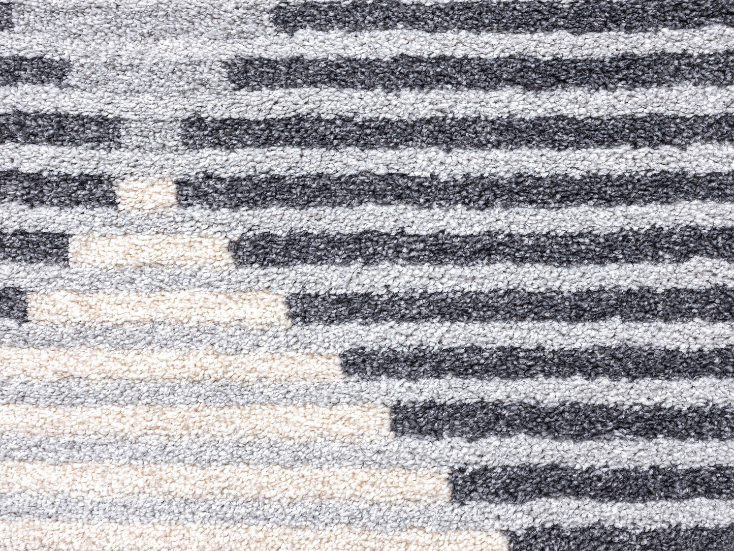 Beige Grey Multi Shape Abstract