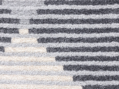 Beige Grey Multi Shape Abstract