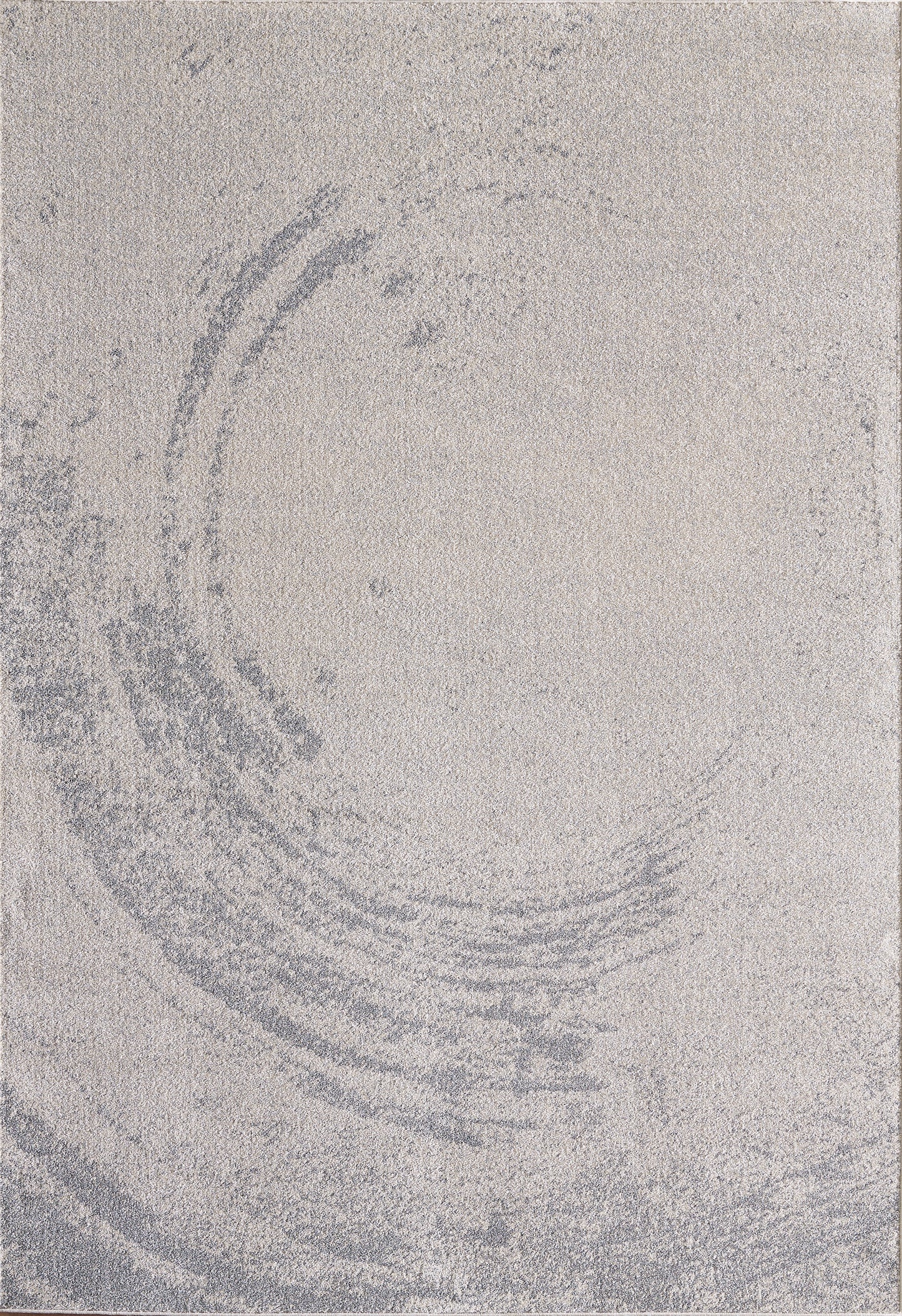 Beige Grey  Spiral Circle Abstract 