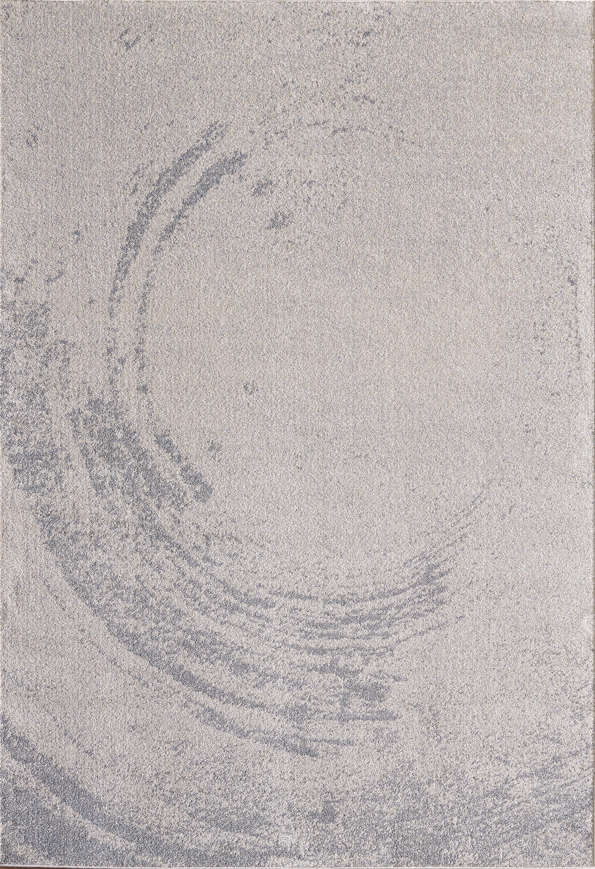 Beige Grey  Spiral Circle Abstract 