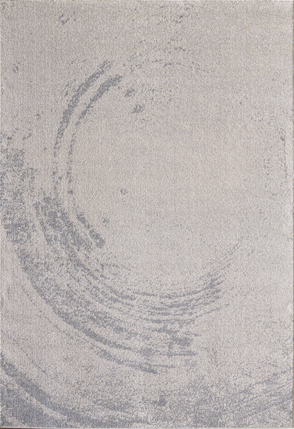 Beige Grey  Spiral Circle Abstract 