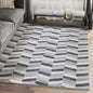 Beige Grey Chevron Geometric Modern