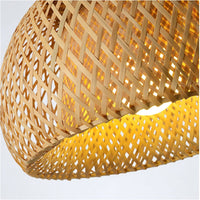 Hand-Woven Bamboo Lantern Pendant Lamp