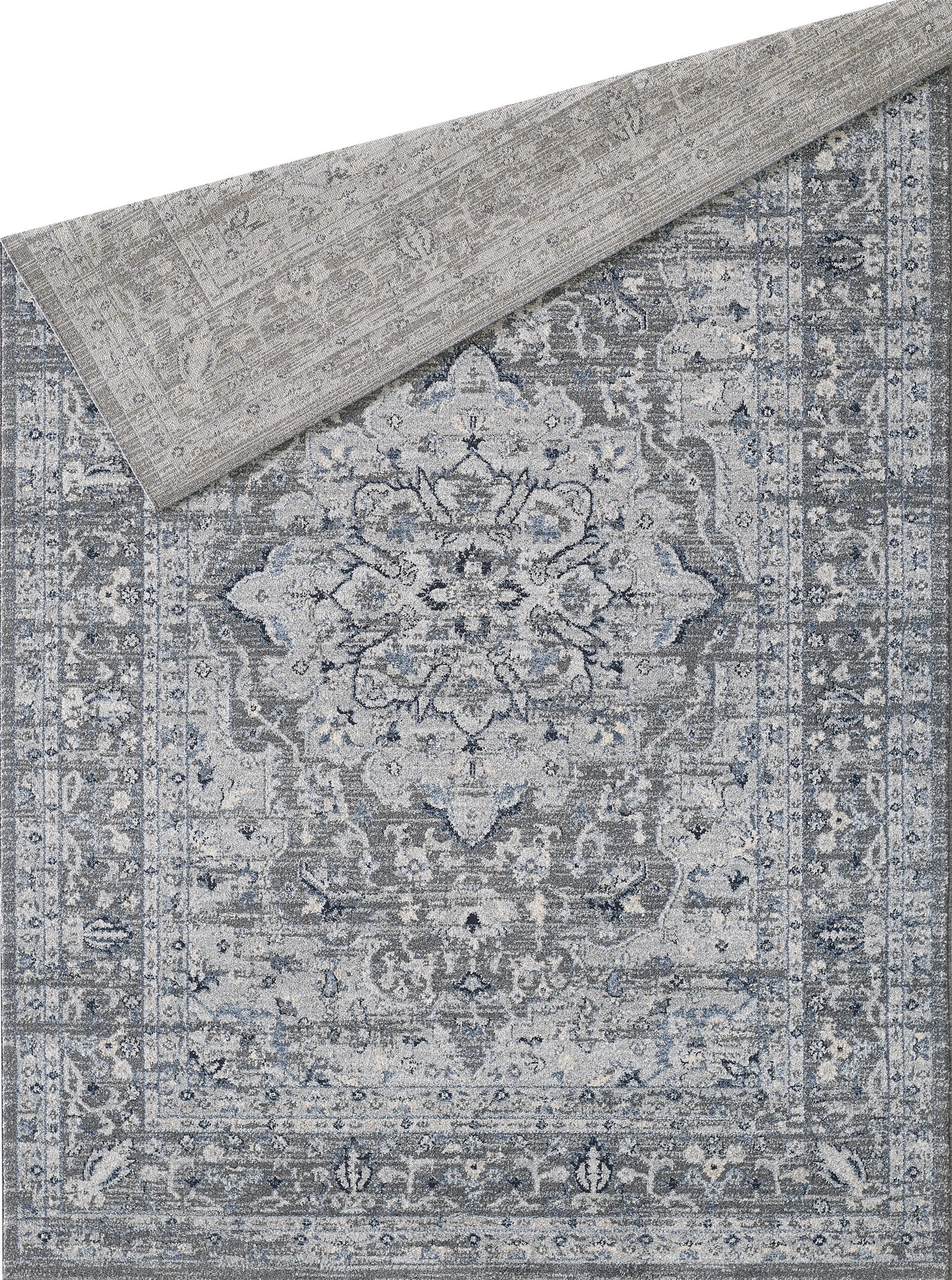 Grey White Medallion