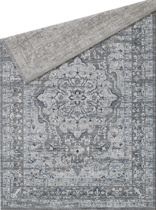 Grey White Medallion