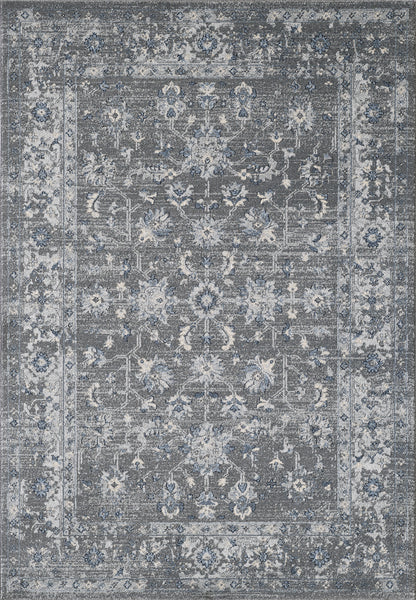 Grey Distressed Floral