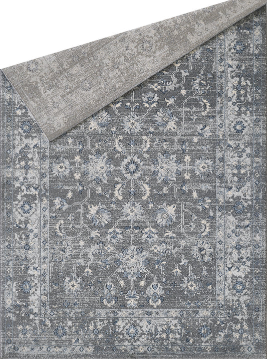 Grey Distressed Floral