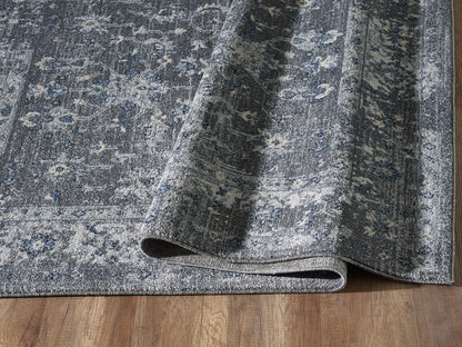 Grey Distressed Floral