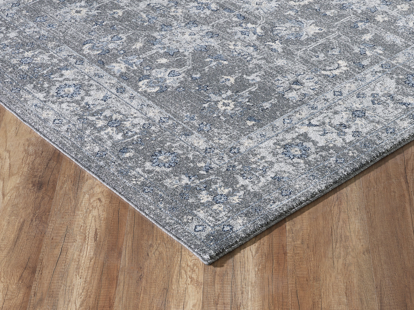 Grey Distressed Floral