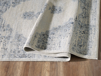 Ivory Distressed Medallion