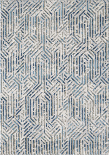 Hexagon Blue Grey
