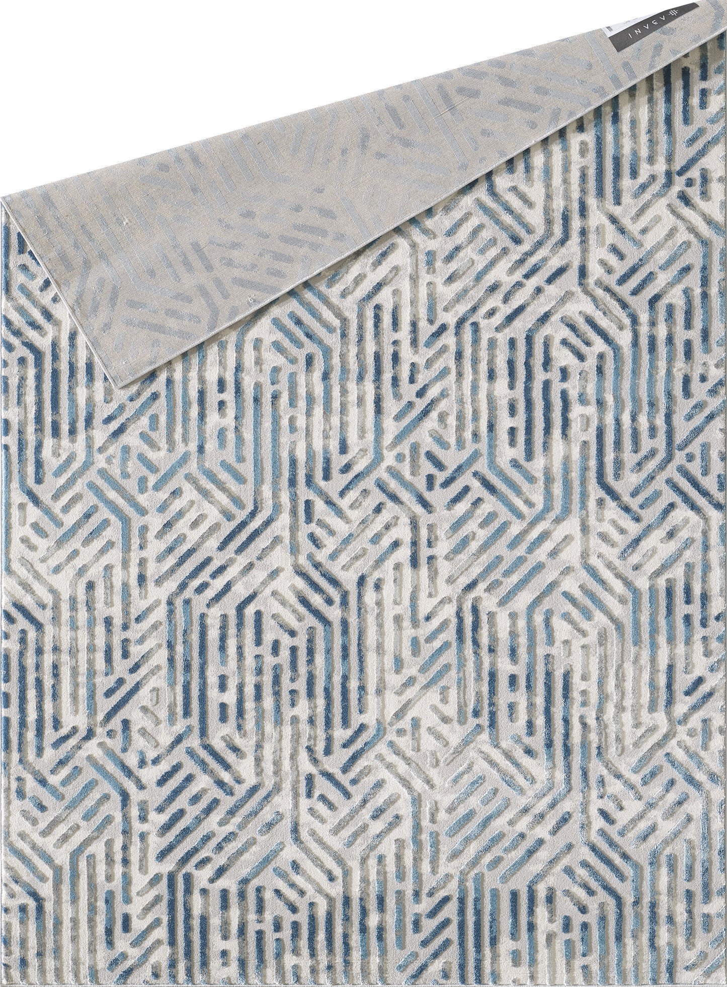 Hexagon Blue Grey