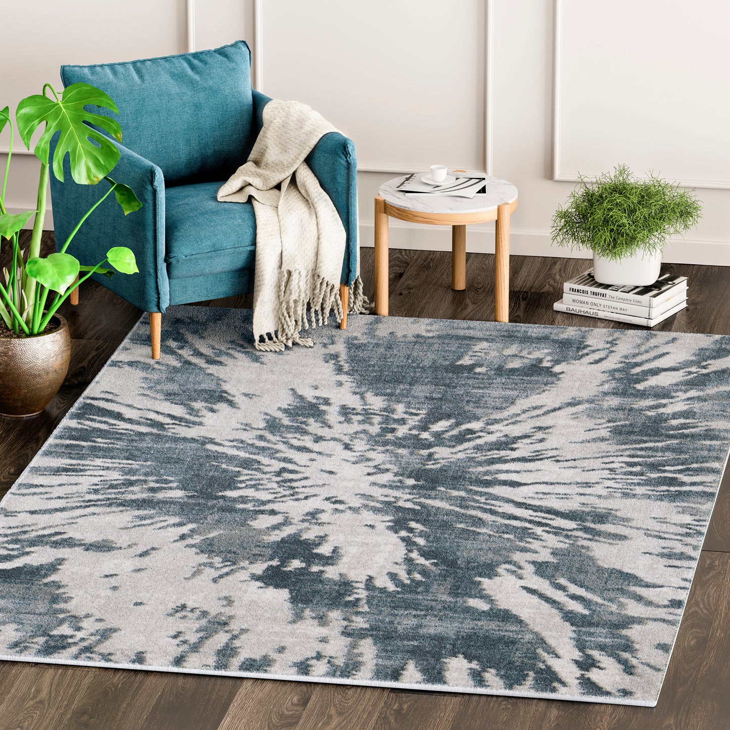Abstract Grey Splash