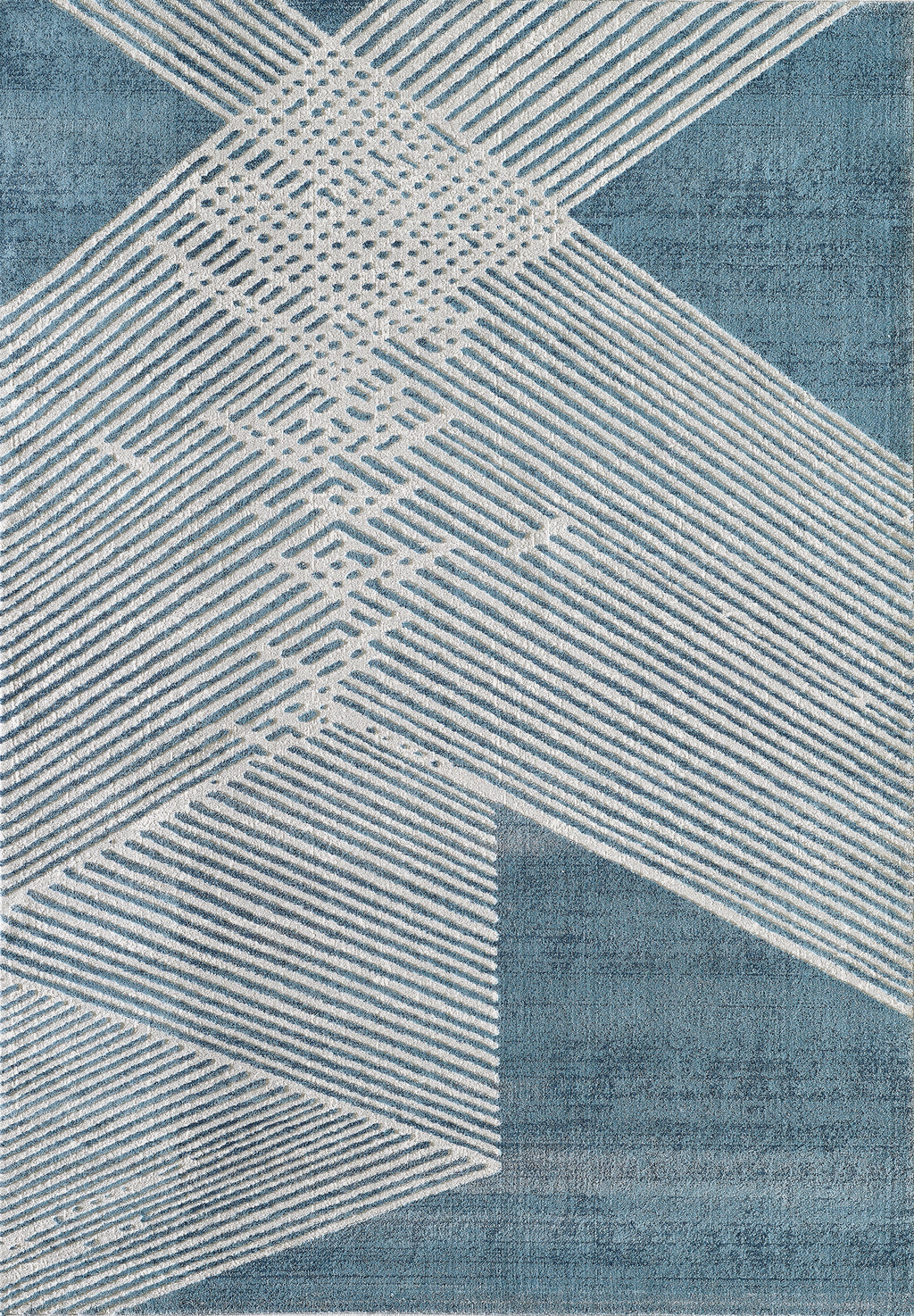 Blue Beige Diagonal Lines 