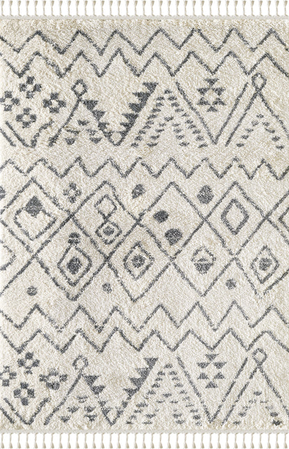 Moroccan Tribal Print Black Ivory