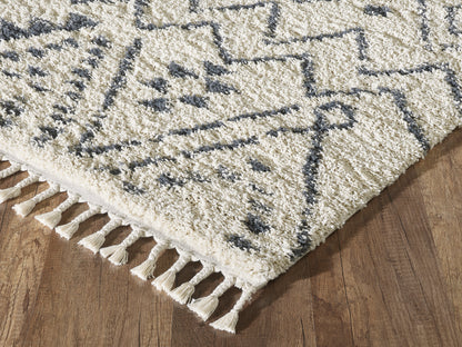 Moroccan Tribal Print Black Ivory