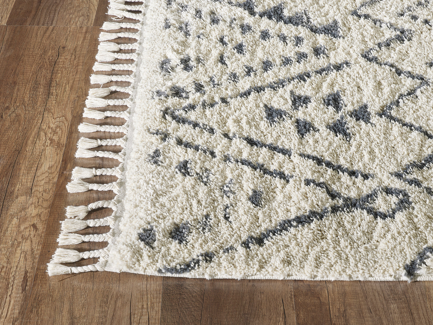 Moroccan Tribal Print Black Ivory