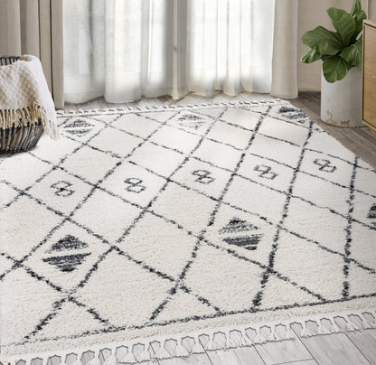 Cream Grey Multi Diamond