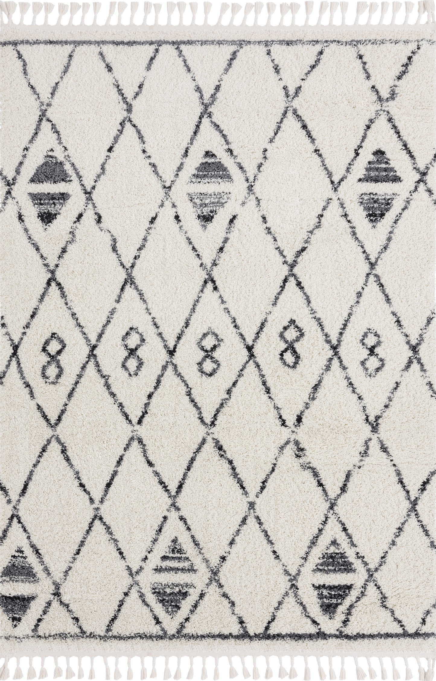 Cream Grey Multi Diamond
