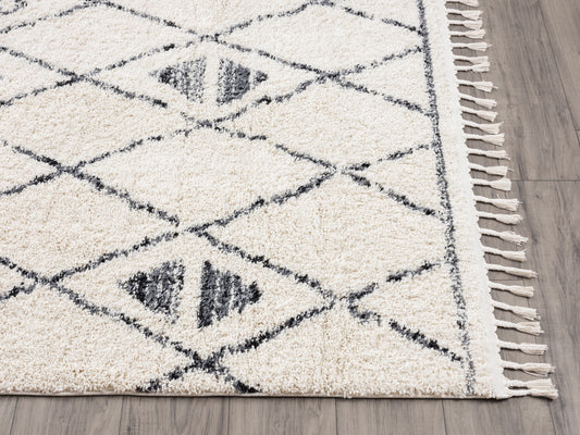 Cream Grey Multi Diamond