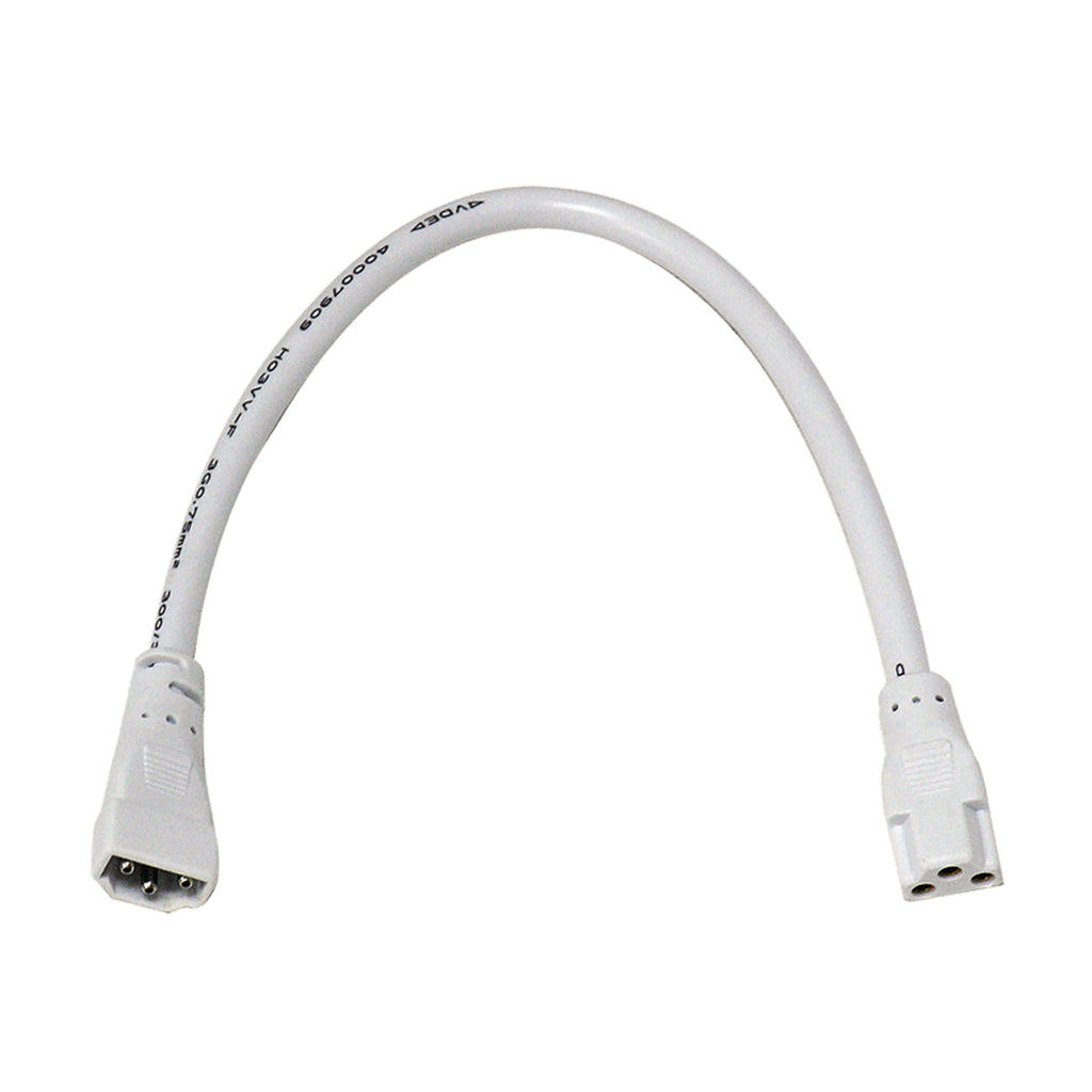 Aurora 12-Inch Flexible Hardwire Connector In White