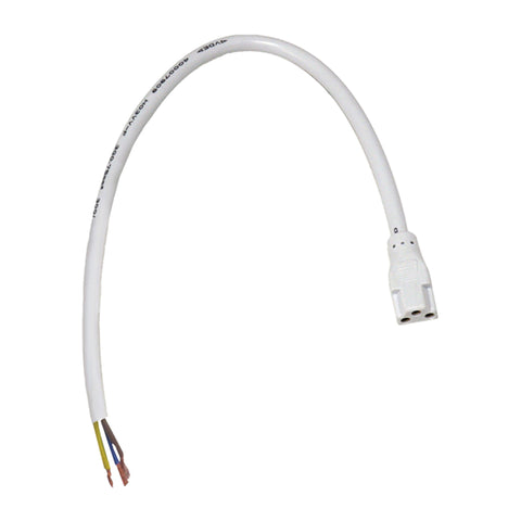 Aurora 24-Inch Flexible Hardwire Connector In White