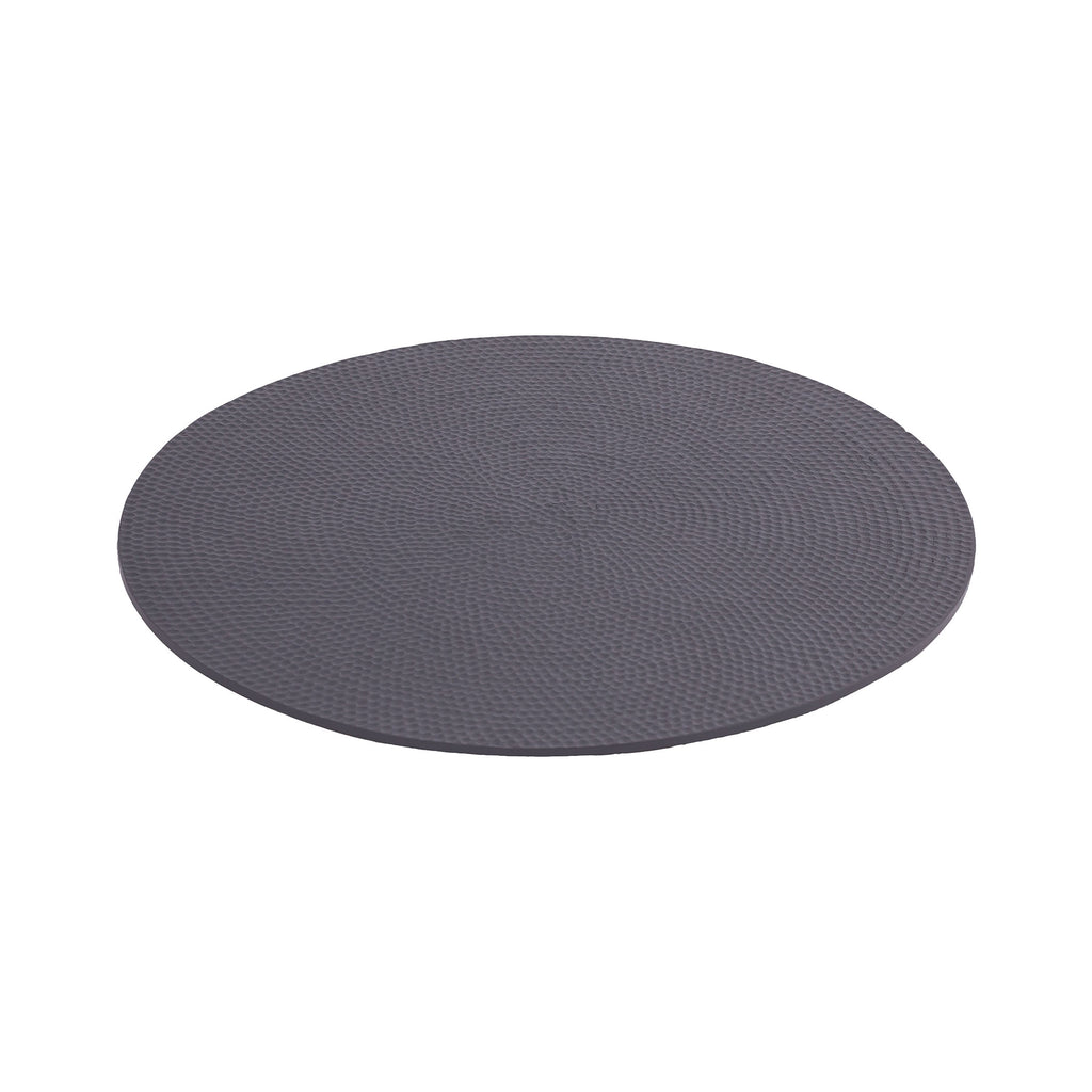 Hammered Charger in Powder-Coated Grey