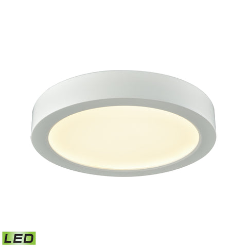 Titan 6" LED Flush In White With A White Acrylic Diffuser