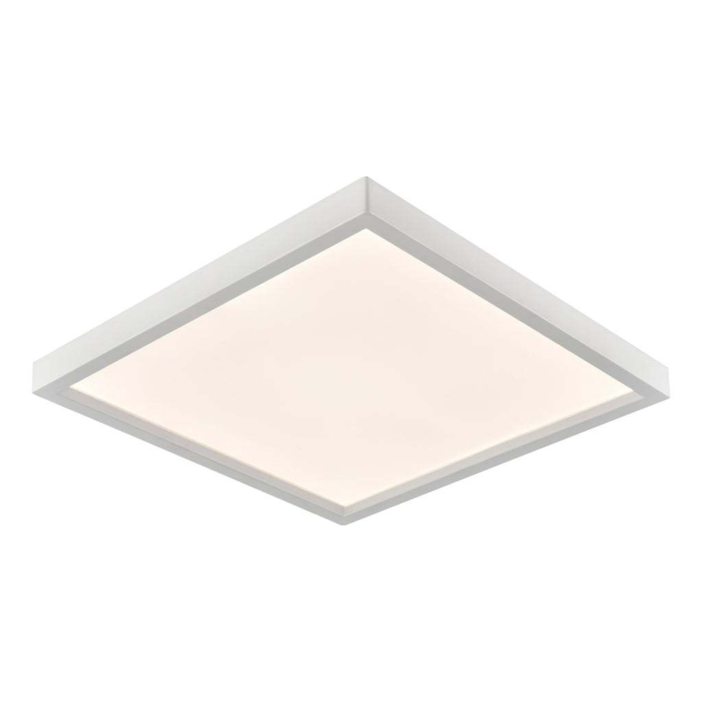 Titan 10'' Wide Integrated LED Square Flush Mount - White