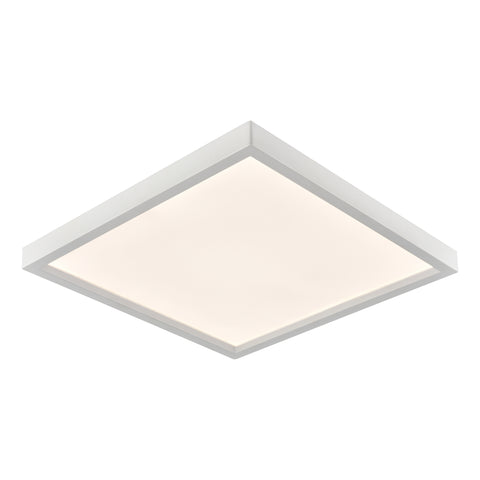 Titan 10'' Wide Integrated LED Square Flush Mount - White