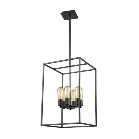 Williamsport 6 Light Chandelier In Oil Rubbed Bronze