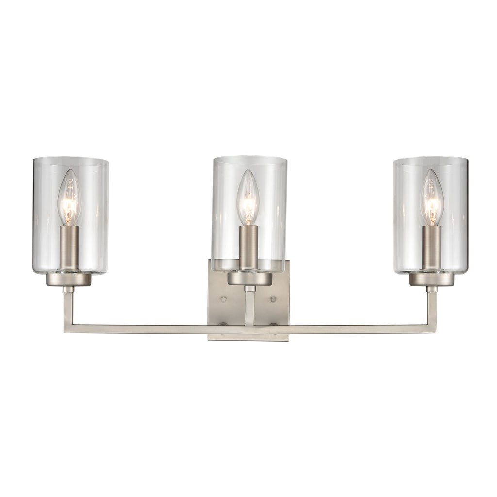 West End 23'' Wide 3-Light Vanity Light - Brushed Nickel