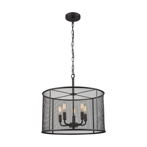 Williamsport 5 Light Chandelier In Oil Rubbed Bronze