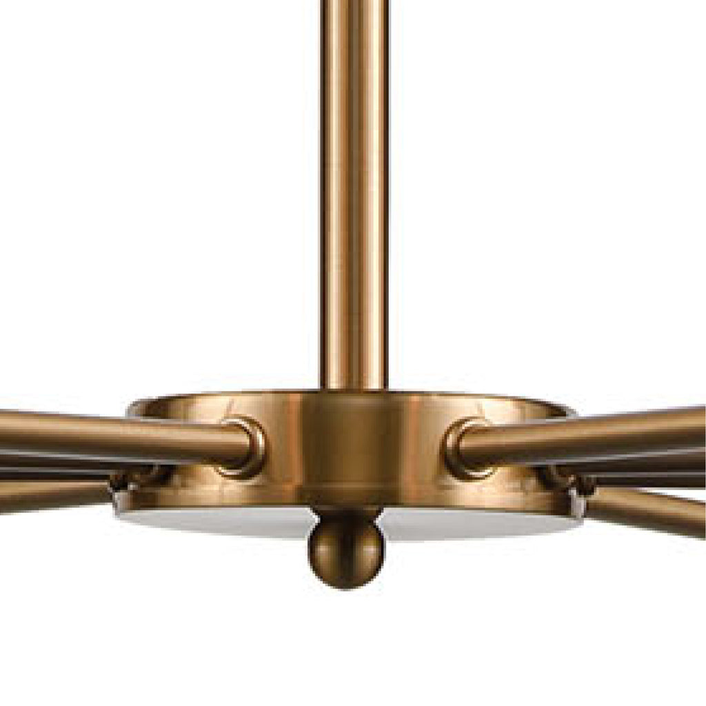 Astoria 32'' Wide 9-Light Chandelier - Satin Gold