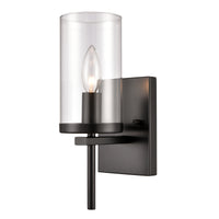 Oakland 12'' High 1-Light Sconce - Black