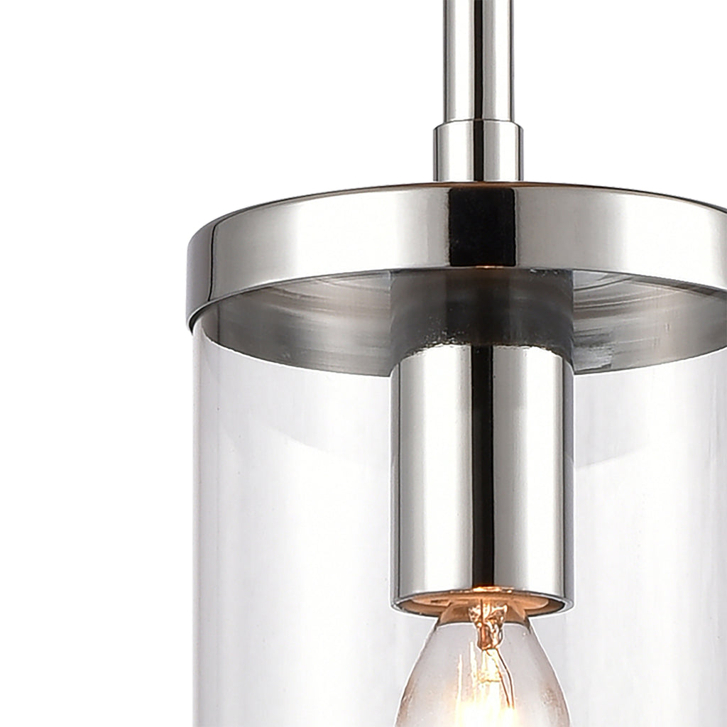 Oakland 4'' Wide 1-Light Mini Pendant - Chrome