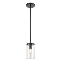 Oakland 4'' Wide 1-Light Mini Pendant - Black