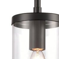 Oakland 4'' Wide 1-Light Mini Pendant - Black
