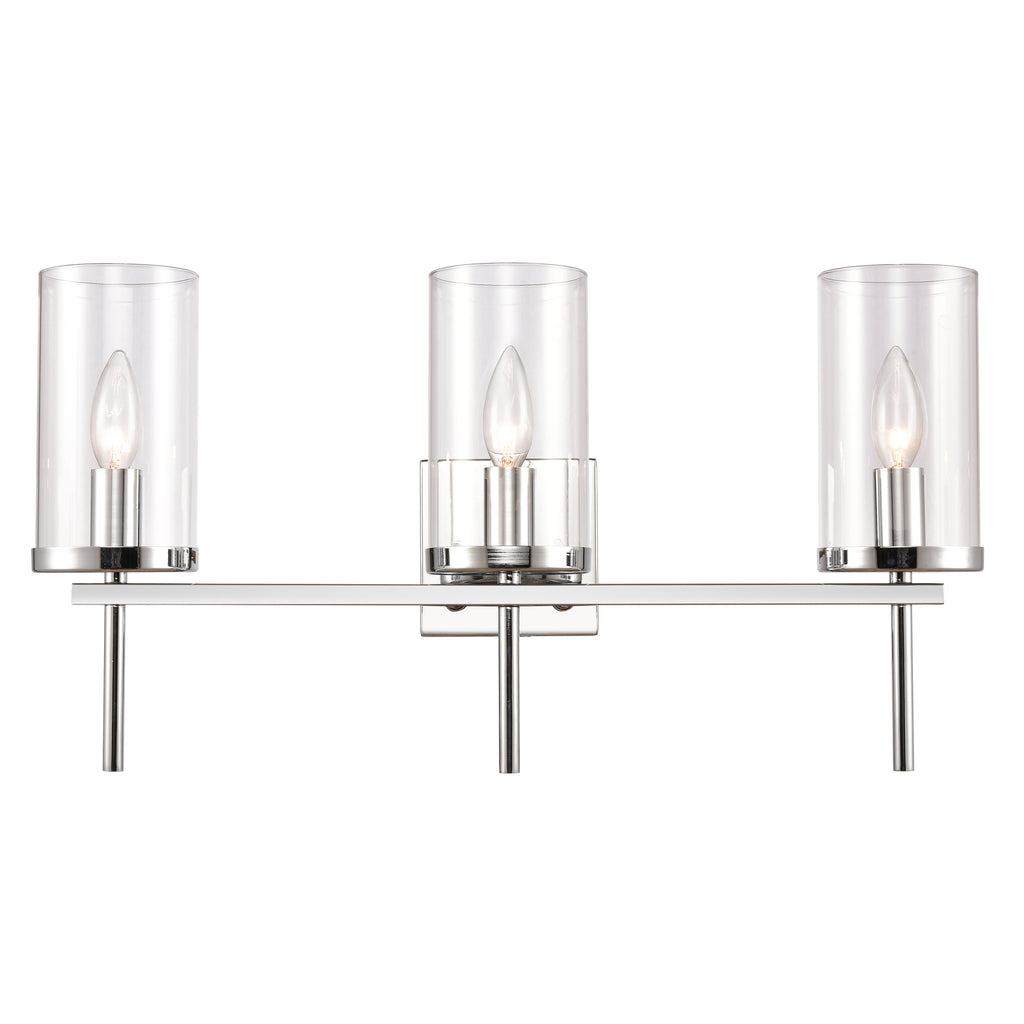 Oakland 23'' Wide 3-Light Vanity Light - Chrome