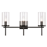 Oakland 23'' Wide 3-Light Vanity Light - Black