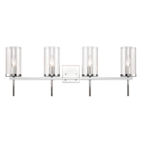 Oakland 32.5'' Wide 4-Light Vanity Light - Chrome