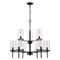 Oakland 28.5'' Wide 9-Light Chandelier - Black