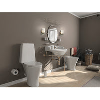 Ravendale 1-Light for the Bath in Brushed Nickel with Opal White Glass