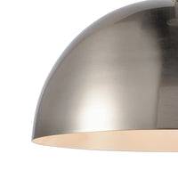 Chelsea 12'' Wide 1-Light Pendant - Brushed Nickel