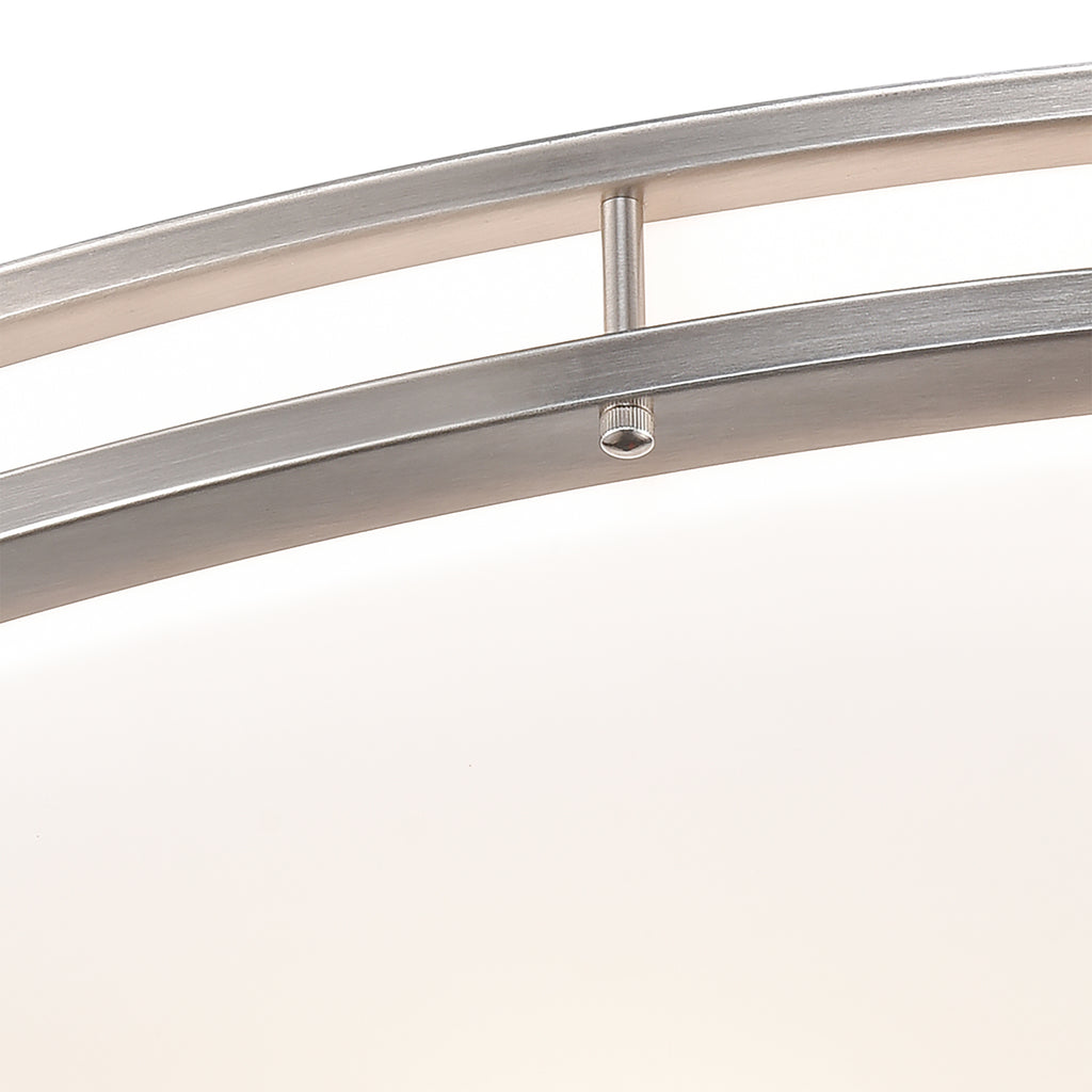 Clarion 32.5'' Wide 6-Light Flush Mount - Brushed Nickel