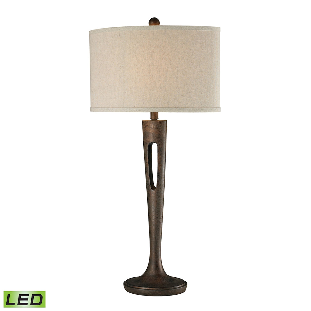 Martcliff LED Table Lamp in Burnished Bronze
