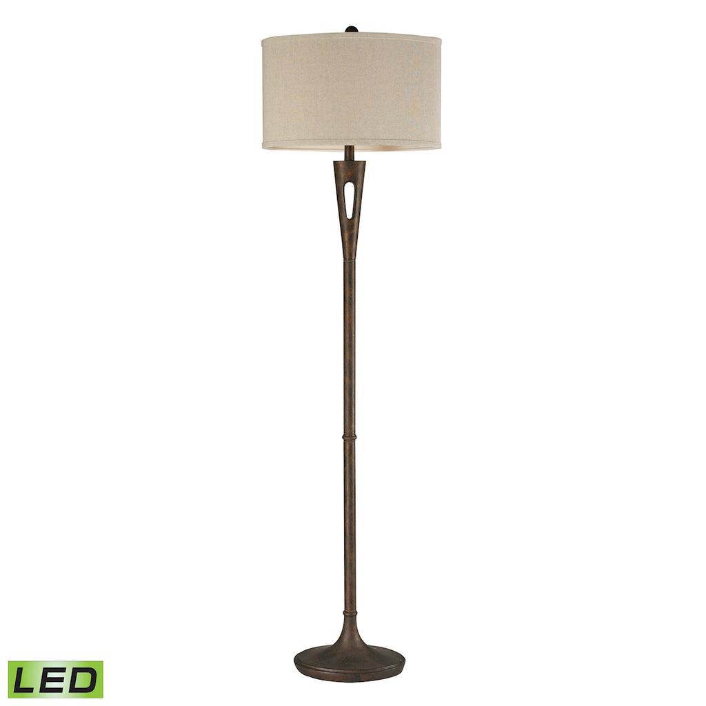 Martcliff Floor Lamp in Burnished Bronze - LED